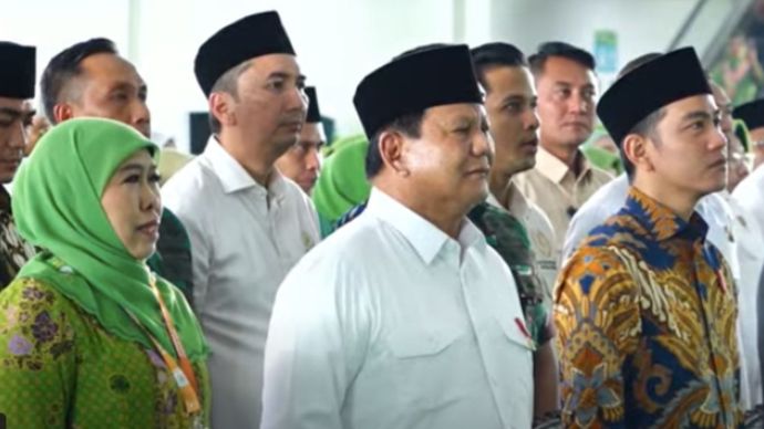 Prabowo dan Gibran Hadiri Kongres Muslimat NU di Surabaya