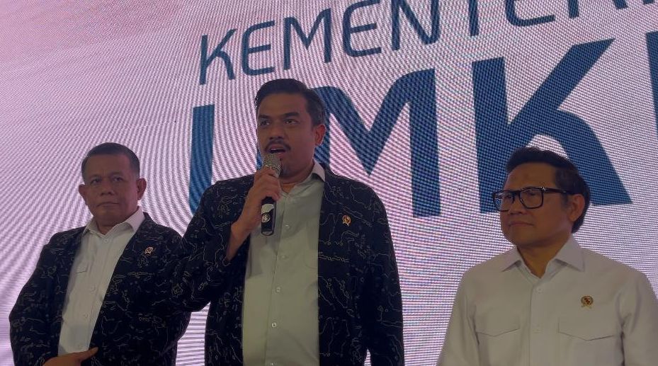 Menteri UMKM Maman Abdurrahman <b>(Ntvnews.id-Muslimin Trisyuliono)</b>