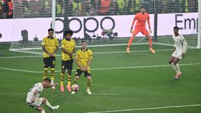 Real Madrid menang 2-0 atas Borussia Dortmund di final Liga Champions 2023/2024.