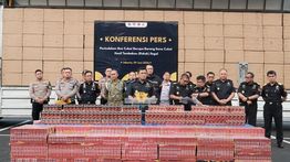 Bea Cukai Sita Hampir 9 Juta Batang Rokok Ilegal, Potensi Kerugian Negara Rp8,6 Miliar