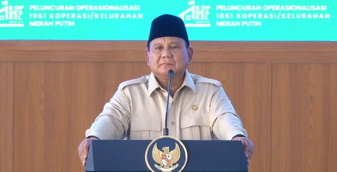 Presiden RI Prabowo Subianto meresmikan operasional 1.061 Koperasi Desa/Kelurahan Merah Putih dalam agenda nasional yang digelar di Kabupaten Nganjuk <b>(Istimewa)</b>