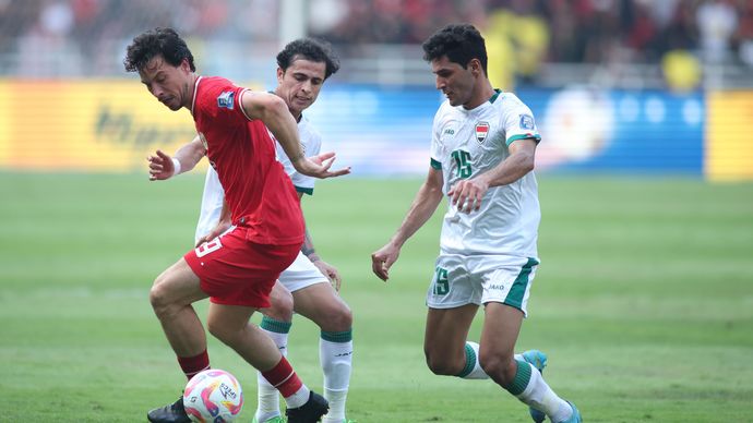 Timnas Indonesia kalah 0-2 dari Irak di kualifikasi Piala Dunia 2026