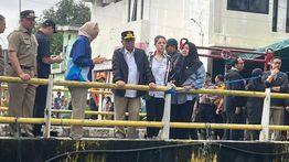 Pramono Tinjau Pengerukan Kali Cakung Lama Rawa Indah Jakarta Utara