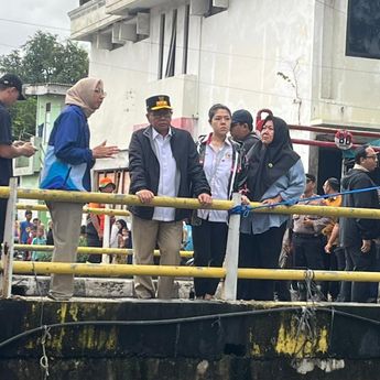 Pramono Tinjau Pengerukan Kali Cakung Lama Rawa Indah Jakarta Utara