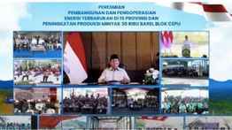 Prabowo Resmikan Pembangunan dan Pengoperasian Energi Terbarukan di 15 Provinsi
