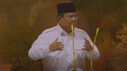 Prabowo di HUT Gerindra: Terima Kasih Tokoh Bangsa dan Pimpimnan Parpol yang Hadir, Termasuk yang Baju Merah