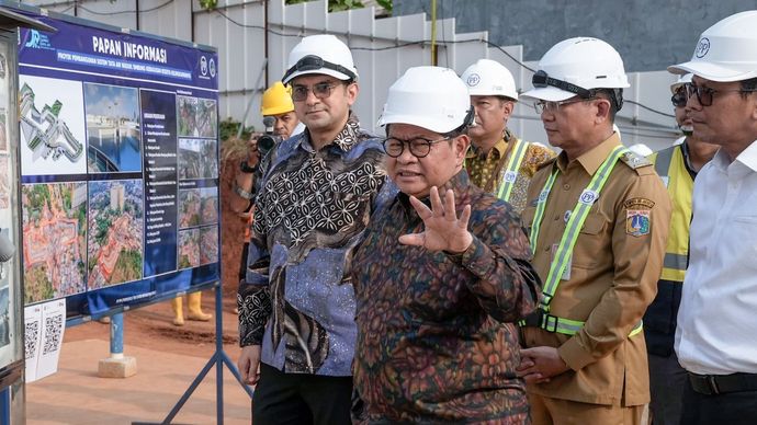 Pramono Anung Tinjau Embung Kebagusan