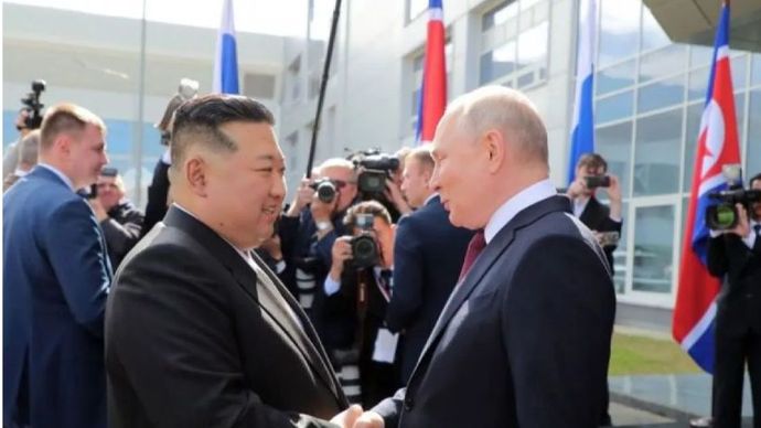 Putin dan Kim Jong Un <b>(Istimewa)</b>