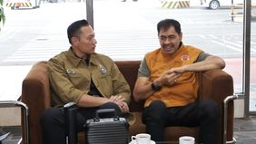 Menteri Koordinator Bidang Infrastruktur dan Pembangunan Kewilayahan, Agus Harimurti Yudhoyono (AHY), melakukan kunjungan kerja ke Kualanamu, Deli Serdang, pada Selasa sore, 9 Desember 2025.