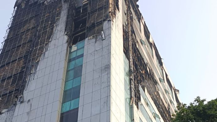 Gedung Bapenda DKI Kebakaran