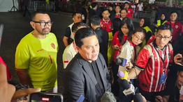 Erick Thohir Sumringah Timnas Indonesia Raih Kemenangan Pertama di Kualifikasi Piala Dunia