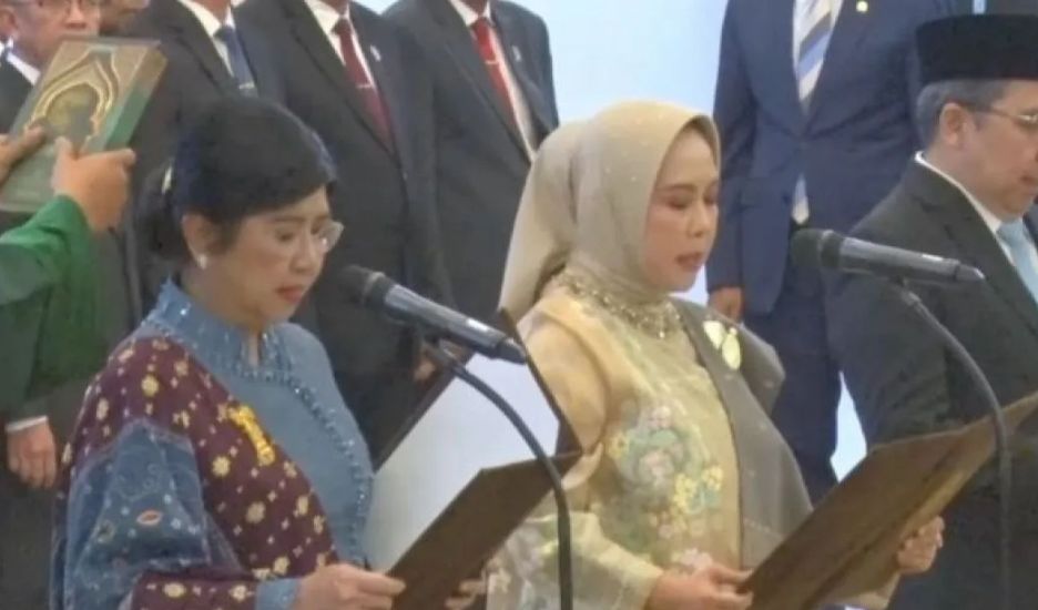 Destry Damayanti Resmi Dilantik Jadi Gubernur BI Periode 2026-2031 <b>(Antara)</b>