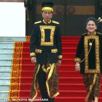 Jokowi Langsung Pimpin Upacara Penurunan Bendera di IKN, Ini Rundown-nya