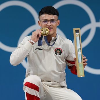 Rizki Juniansyah Sempat Deg-degan Sebelum Akhirnya Rebut Emas dan Ukir Rekor di Olimpiade Paris 2024