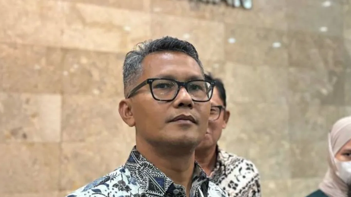 Juru Bicara Kemenperin Febri Hendri Antoni Arief saat ditemui di Jakarta, Senin (30/12/2024). 