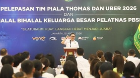Bank Negara Indonesia (BNI) kembali menunjukkan komitmennya dalam mendukung prestasi bulu tangkis nasional dengan mengantarkan tim Indonesia berlaga di ajang Thomas Cup 2026 dan Uber Cup 2026 yang akan digelar di Denmark.