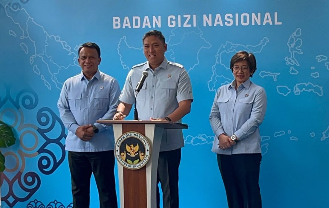 Kepala BGN, Sudaryono (tengah) <b>(NTVNews.id/Adiansyah)</b>