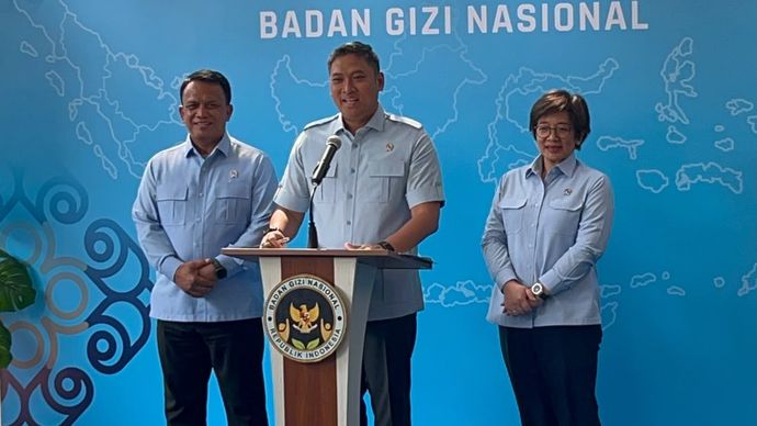 Kepala BGN, Sudaryono (tengah)