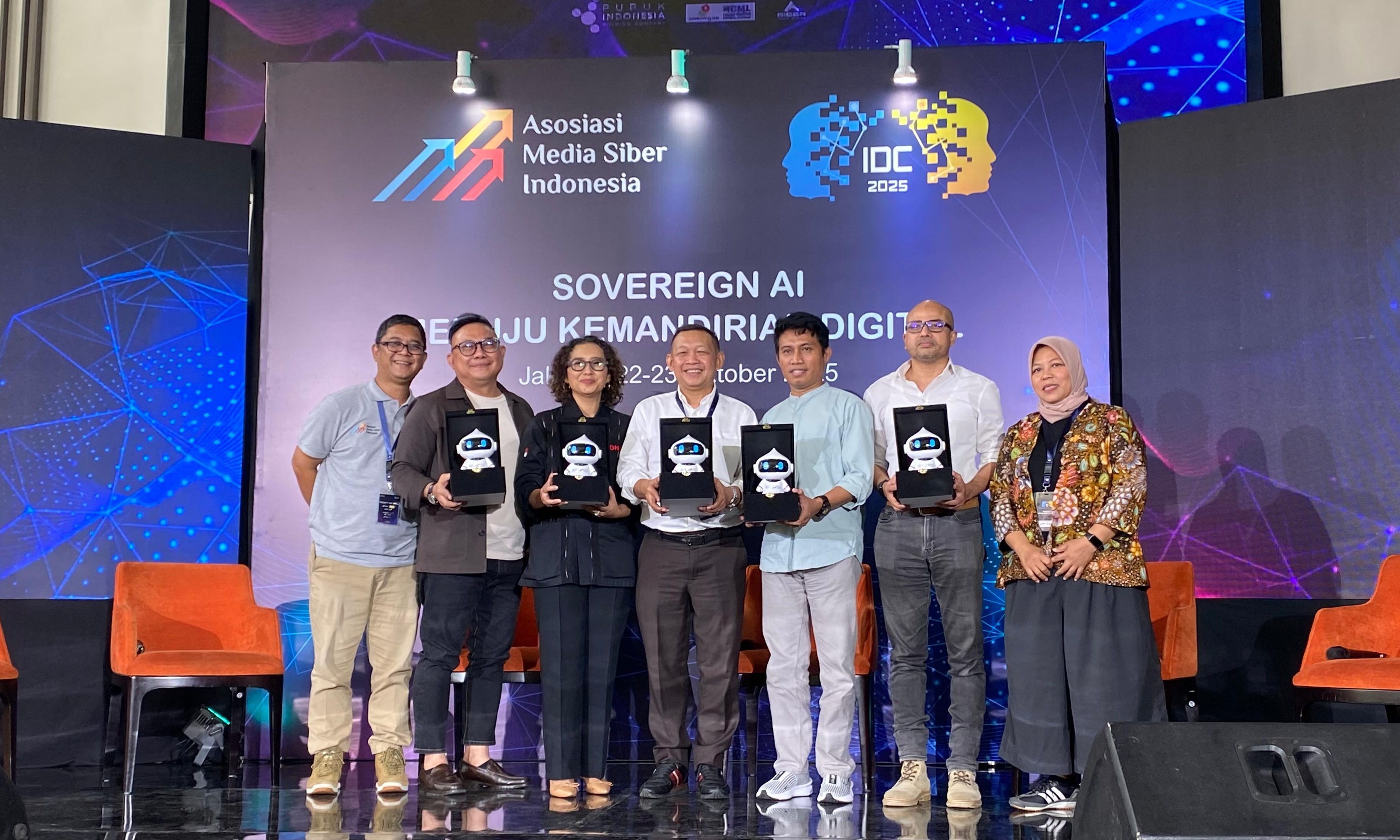 Indonesia Digital Conference (IDC) 2025 yang digelar Asosiasi Media Siber Indonesia (AMSI). <b>(Dok: NTVNews.id)</b>