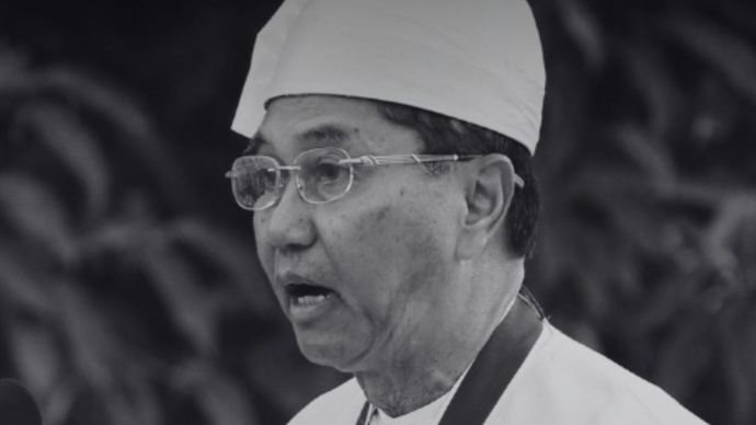 Presiden Myanmar yang ditunjuk oleh junta militer, U Myint Swe