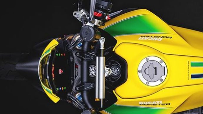 Motor Ducati edisi khusus Aryton Senna <b>(Instagram Ducati)</b>