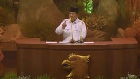 Prabowo dalam Perayaan HUT Puncak Partai Gerindra  di Sentul International Convention Center (SICC) Bogor, Jawa Barat, Sabtu, 15 Februari 2025 mengungkit jasa Presiden Indonesia ke-7 Joko Widodo (Jokowi).