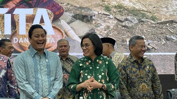 Menteri Keuangan (Menkeu) Sri Mulyani menyampaikan Anggaran Pendapatan dan Belanja Negara (APBN) defisit sebesar Rp21 triliun hingga akhir Mei 2025.
