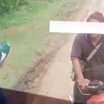 Viral Pria Hadang Truk Diduga Pungli: Sial, yang Keluar Pria Bertopi Loreng