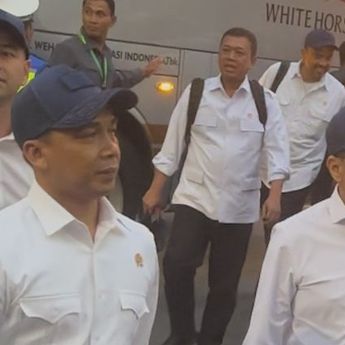 Kencangnya Suara Doa Menteri Prabowo Gegara Tegang Naik Hercules