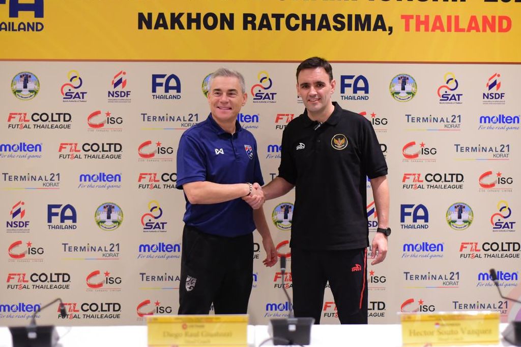 Pelatih Timnas Futsal indonesia, Hector Souto jelang semifinal ASEAN Futsal Championship 2024. <b>(dok PSSI)</b>