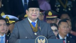 Usai Pimpin Upacara HUT Bhayangkara, Prabowo Minta Komandan Upacara Menghadap