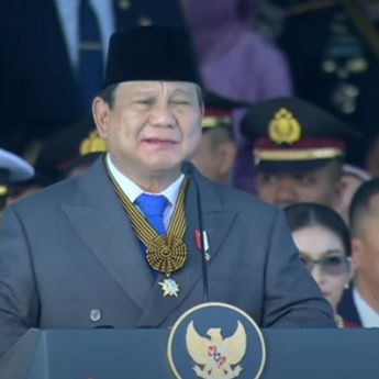 Usai Pimpin Upacara HUT Bhayangkara, Prabowo Minta Komandan Upacara Menghadap