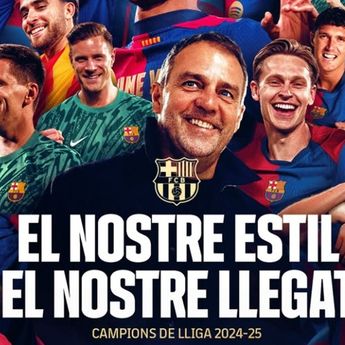 Tekuk Espanyol, Barcelona Juara  La Liga 2024/2025