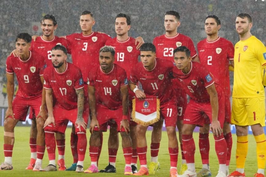 Timnas Indonesia diperkuat oleh Kevin Diks saat berhadapan dengan Jepang di putaran ketiga kualifikasi Piala Dunia 2026 zona Asia.  <b>(Dok PSSI)</b>