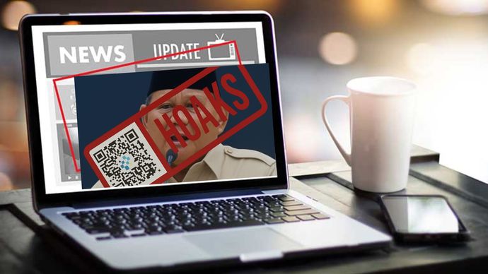 Ilustrasi Video Unggahan Hoax Presiden Prabowo Subianto