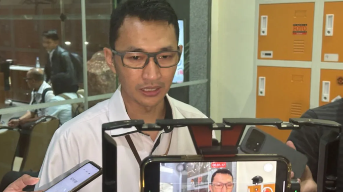 Juru Bicara Komisi Pemberantasan Korupsi Budi Prasetyo memberikan keterangan di Gedung Merah Putih KPK, Jakarta, Senin (4/5/2026). ANTARA/Rio FeisalAntara
