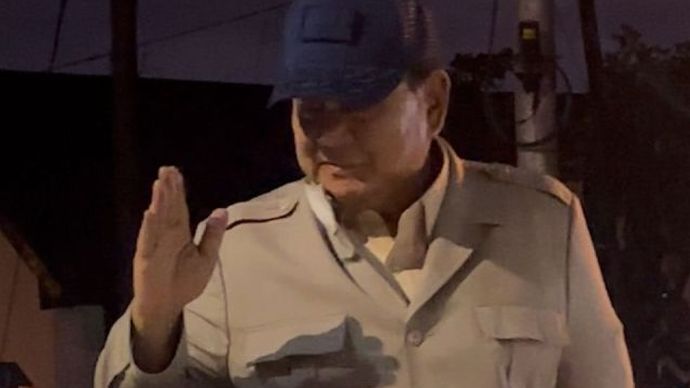 Presiden Prabowo Subianto di Akmil <b>(ANTARA)</b>