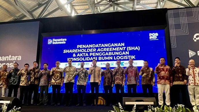 Penggabungan Konsolidasi BUMN Logistik/ANTARA