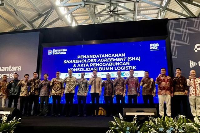Penggabungan Konsolidasi BUMN Logistik/ANTARA