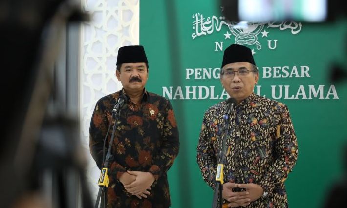 Gus Yahya dan Menkopolhukam <b>(ANTARA)</b>