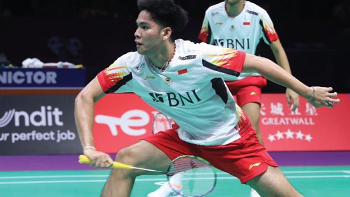 Tim putra Indonesia berhasil lolos ke babak semifinal Piala Thomas 2023/2024. (Humas PP PBSI)