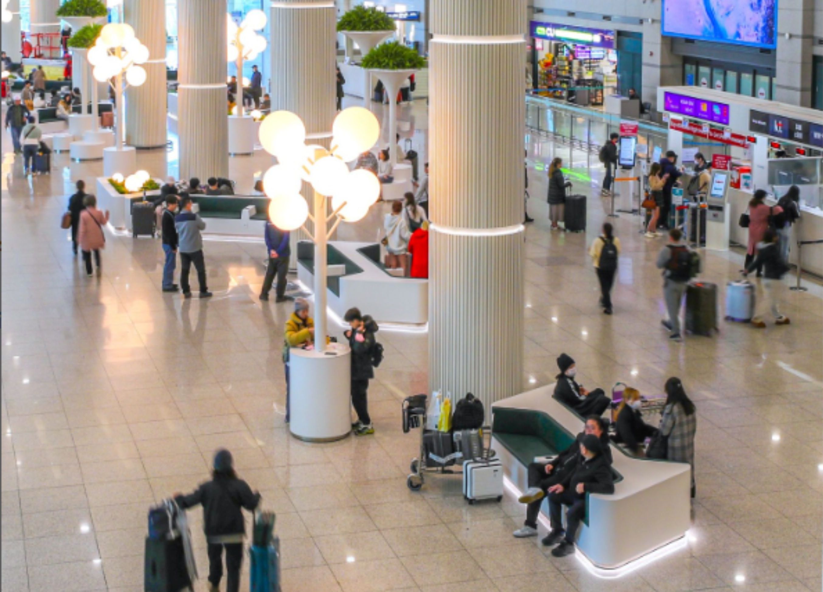 Incheon International Airport in Seoul <b>(IG: Incheon Airport)</b>