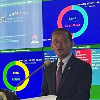 Bahlil: Investasi Kuartal II 2024 Naik 22,5 Persen, Jadi Rp428,4 Triliun, Alhamdulillah PMA Masih Bagus