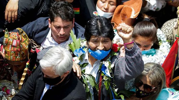 Mantan Presiden Bolivia, Evo Morales