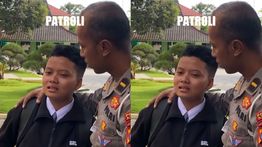 Viral Kisah Haru Pelajar di Blitar Kirim Pesan ke Polisi Minta Diantar Les