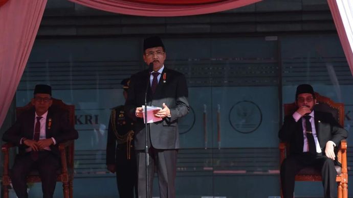 PTUN Kabulkan Gugatan Anwar Usman, SK Ketua MK Suhartoyo Batal <b>(ANTARA/Indrianto Eko)</b>