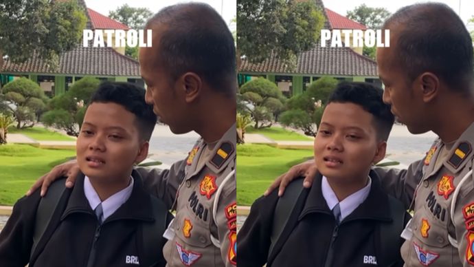 Viral Pelajar di Blitar Kirim Pesan ke Polisi Minta Dianter Les