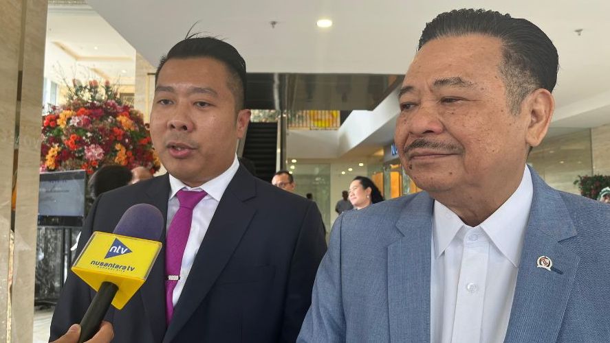 Randy Tampubolon dan Otto Hasibuan <b>(NTVNews.id/Adiansyah)</b>