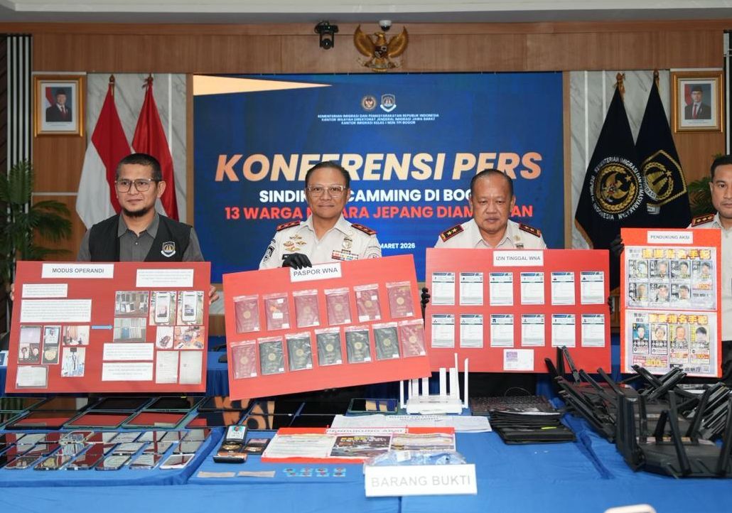 Imigrasi Bogor Amankan 13 Warga Negara Jepang <b>(Imigrasi)</b>