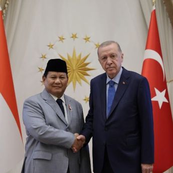 Temui Presiden Erdogan, Prabowo Bahas Kerja Sama Pertahanan RI - Turki